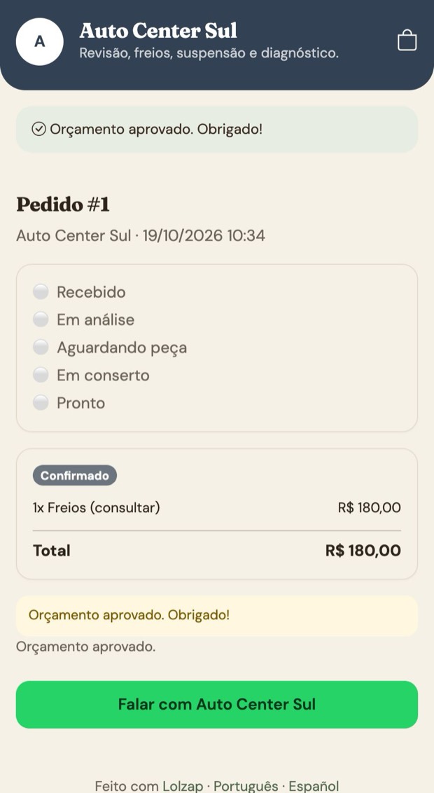 Orçamento aprovado